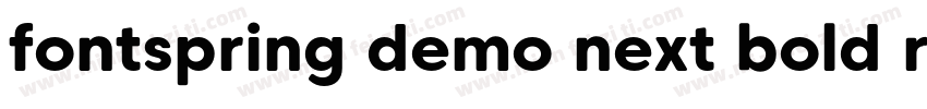 fontspring demo next bold regular字体转换